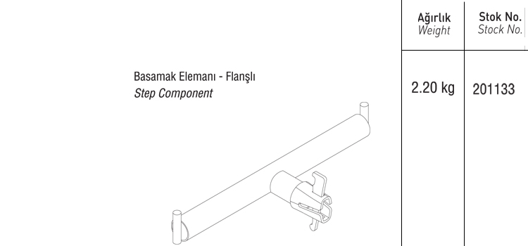 BASAMAK ELEMANI FLANŞLI