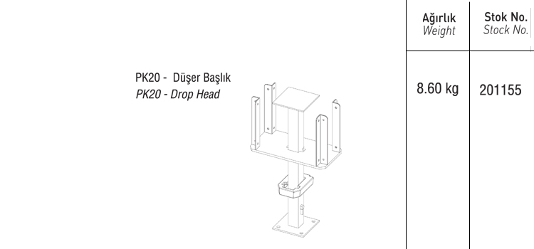 PK20 DÜŞER BAŞLIK