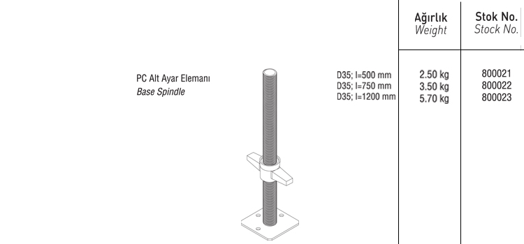 PC ALT AYAR ELEMANI