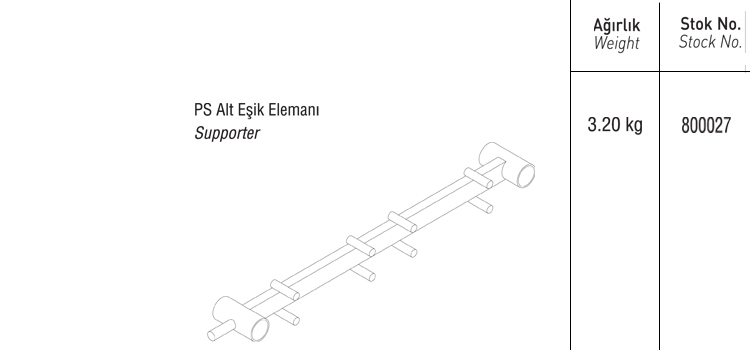 PS ALT EŞİK ELEMANI