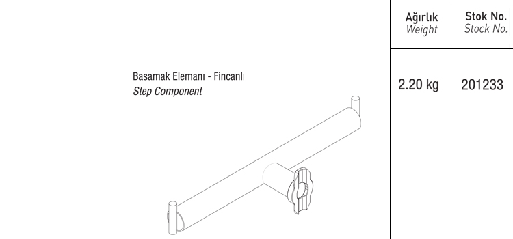 BASAMAK ELEMANI FİNCANLI