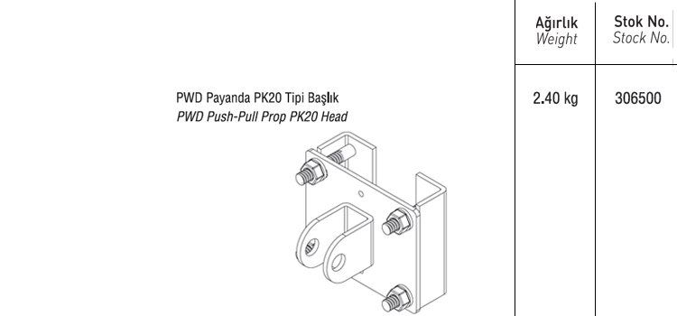 PWD PAYANDA PK20 TİPİ BAŞLIK